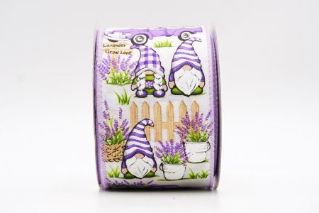 Sprookjesachtig Lavendel en Zonnebloemen Lint_KF7506GC-11-11_paars